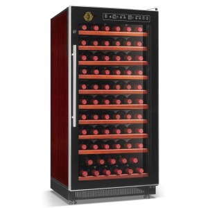 Pretty glory serie hoog efficiënte compressor wijnkoeler vorstvrij 120W luchtkoeling wijnkoeler