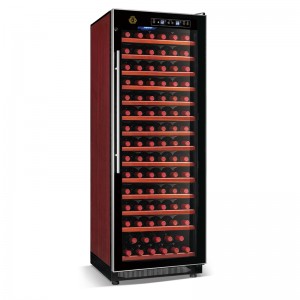 Elegante serie hoog efficiënte compressor wijnkoeler vorstvrij 165W directe koeling of luchtkoeling wijnkoeler